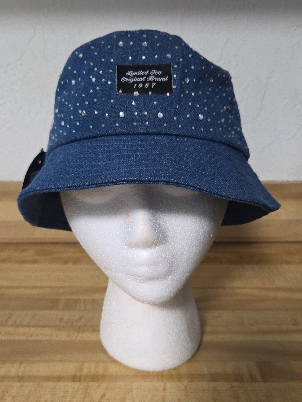 NWT "Limited Too" Girls Denim Bucket Hat